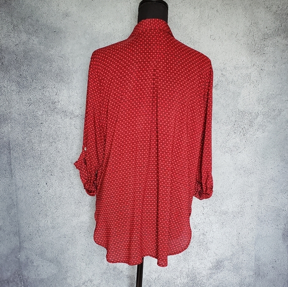 Grand & Greene Women's Red & Black Top Size L - Picture 4 of 14